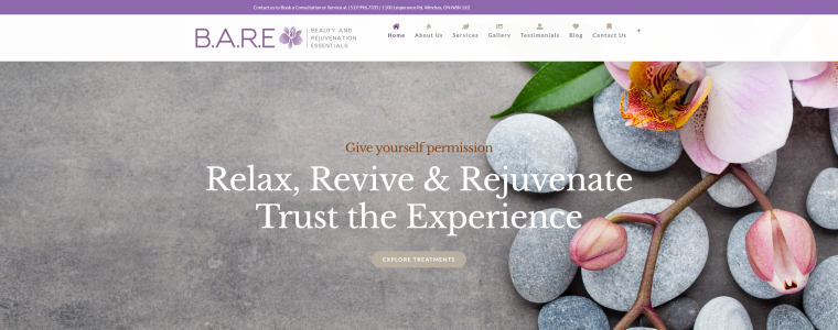 A recent website build