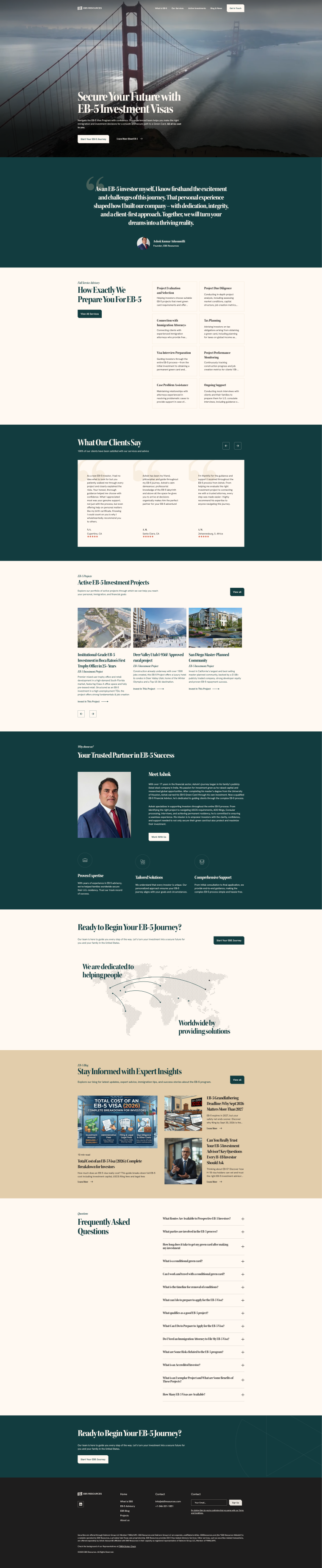 EB5 Resources — WordPress website designed and built by Shahriyar