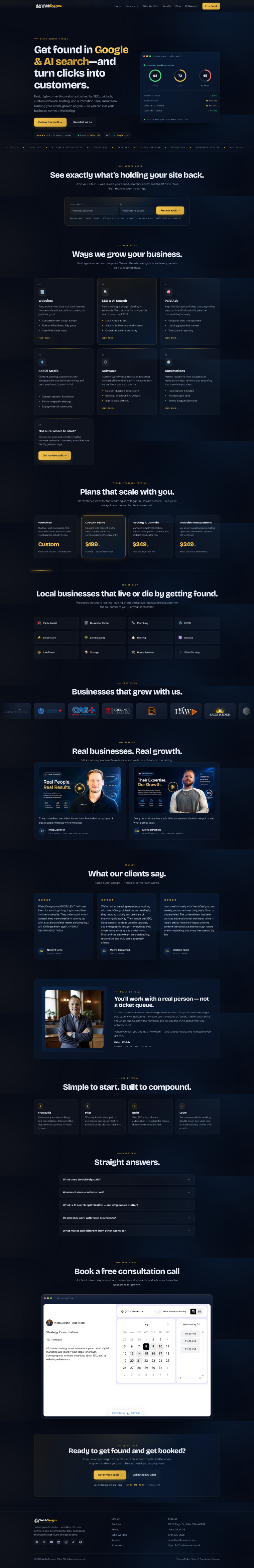 WebbDesignz Online Experts — WordPress website designed and built by Shahriyar