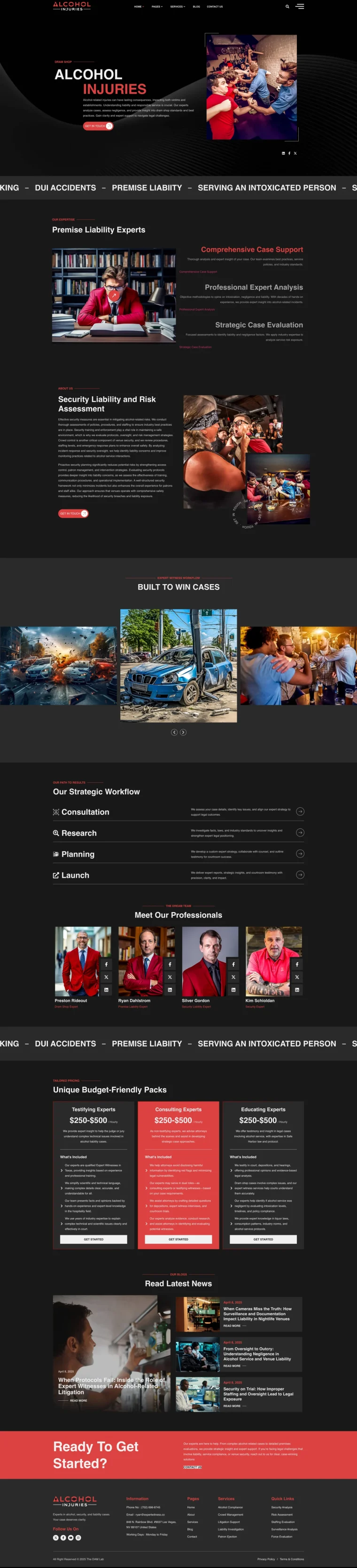 Mr Black — WordPress website designed and built by Shahriyar