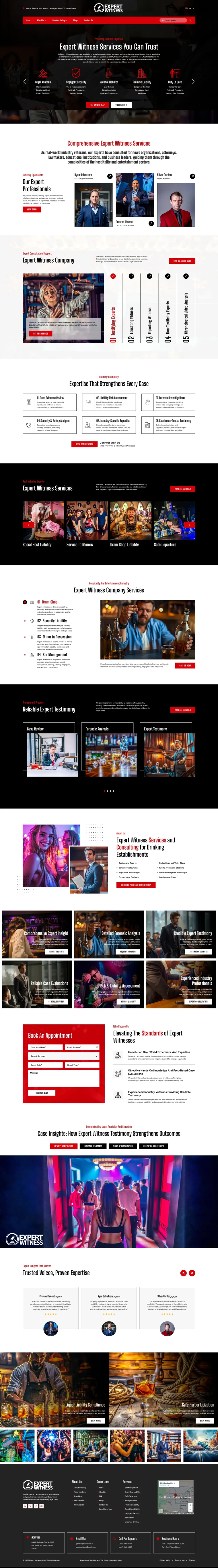 Expert Witness — WordPress website designed and built by Shahriyar