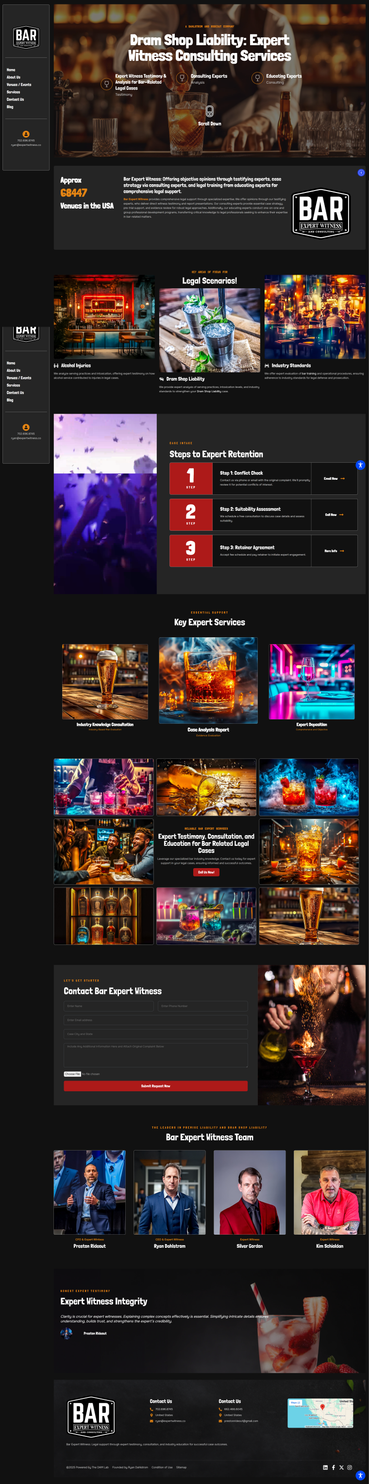 Bar Expert Witness — WordPress website designed and built by Shahriyar