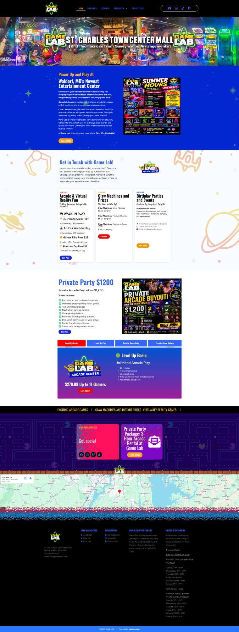 Game Lab Waldorf — WordPress website designed and built by Shahriyar
