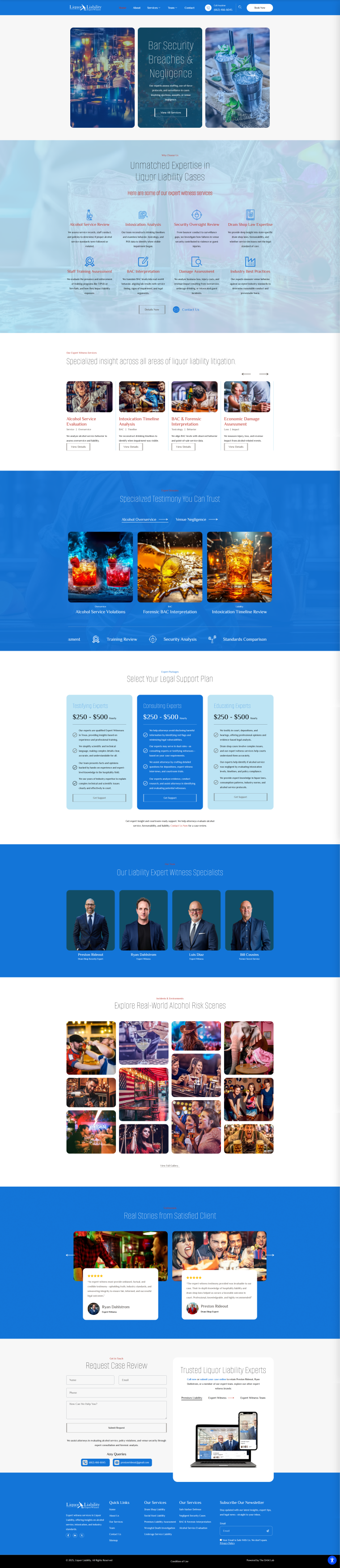 Liquor Liability — WordPress website designed and built by Shahriyar