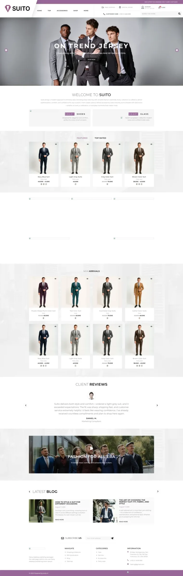 Suito — WordPress website designed and built by Shahriyar