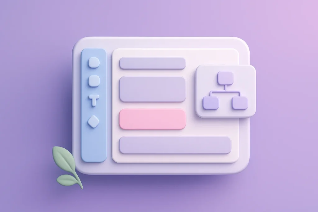 The Elementor editor and page structure