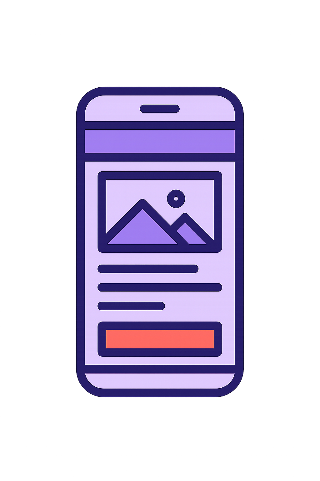 WordPress website on a mobile phone