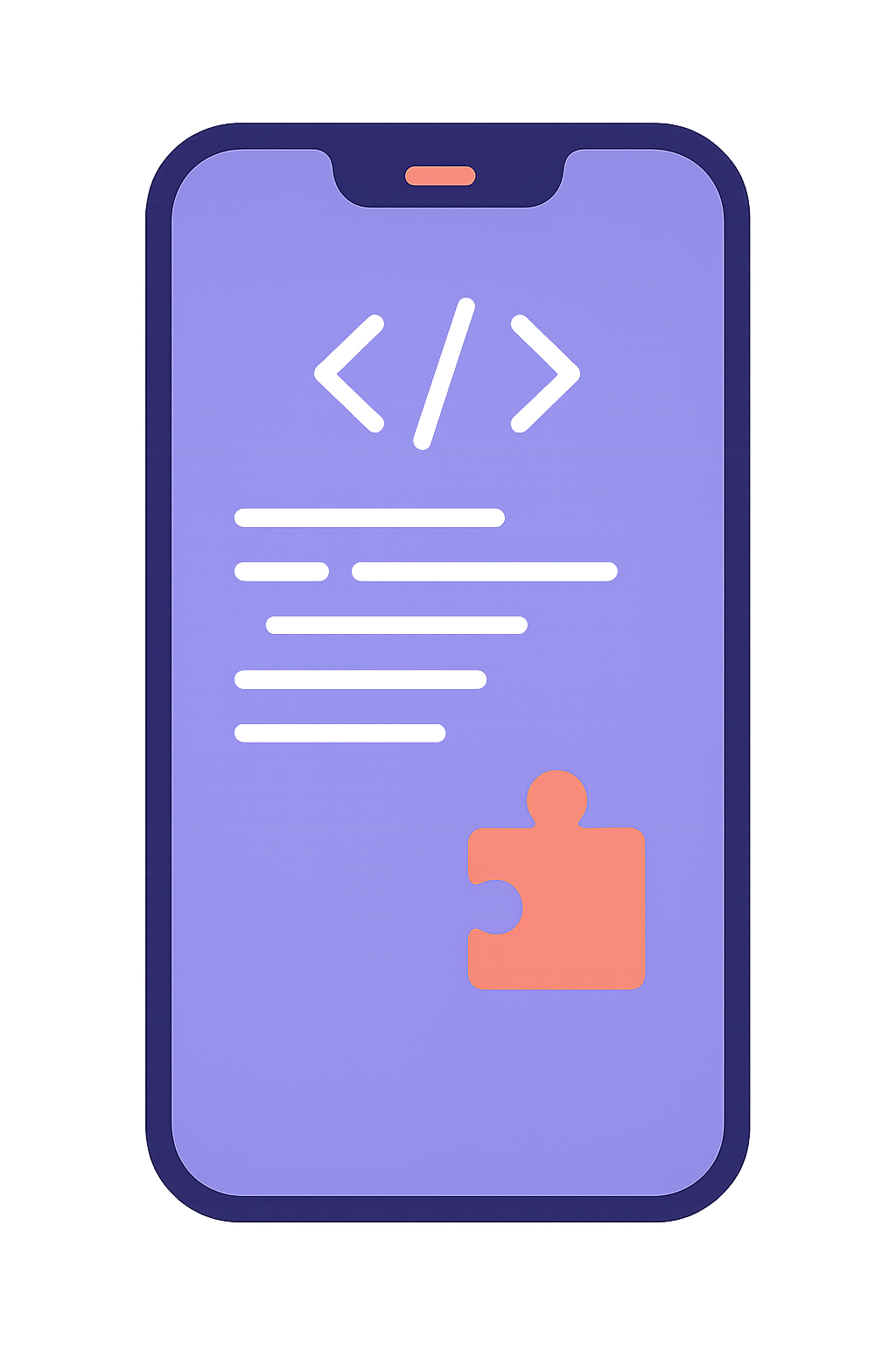 Custom code on mobile