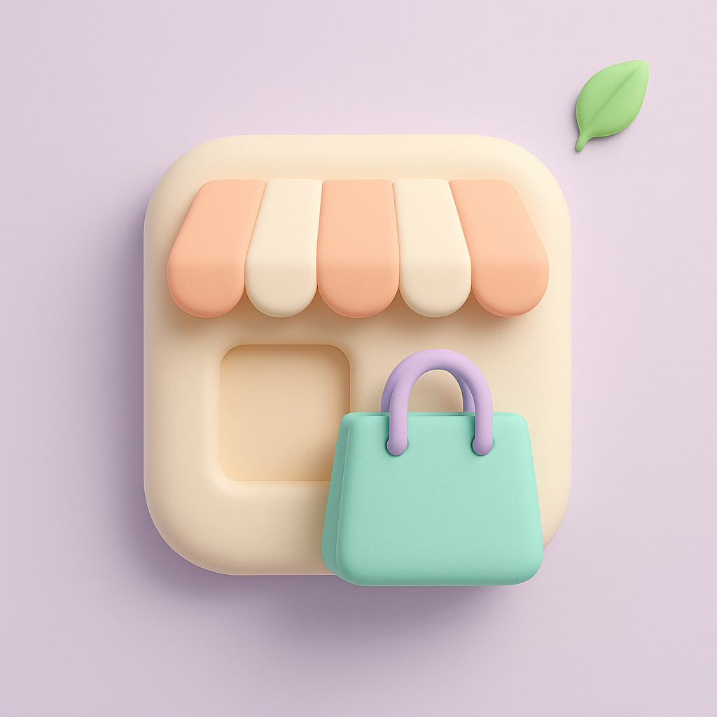 WooCommerce store development clay illustration