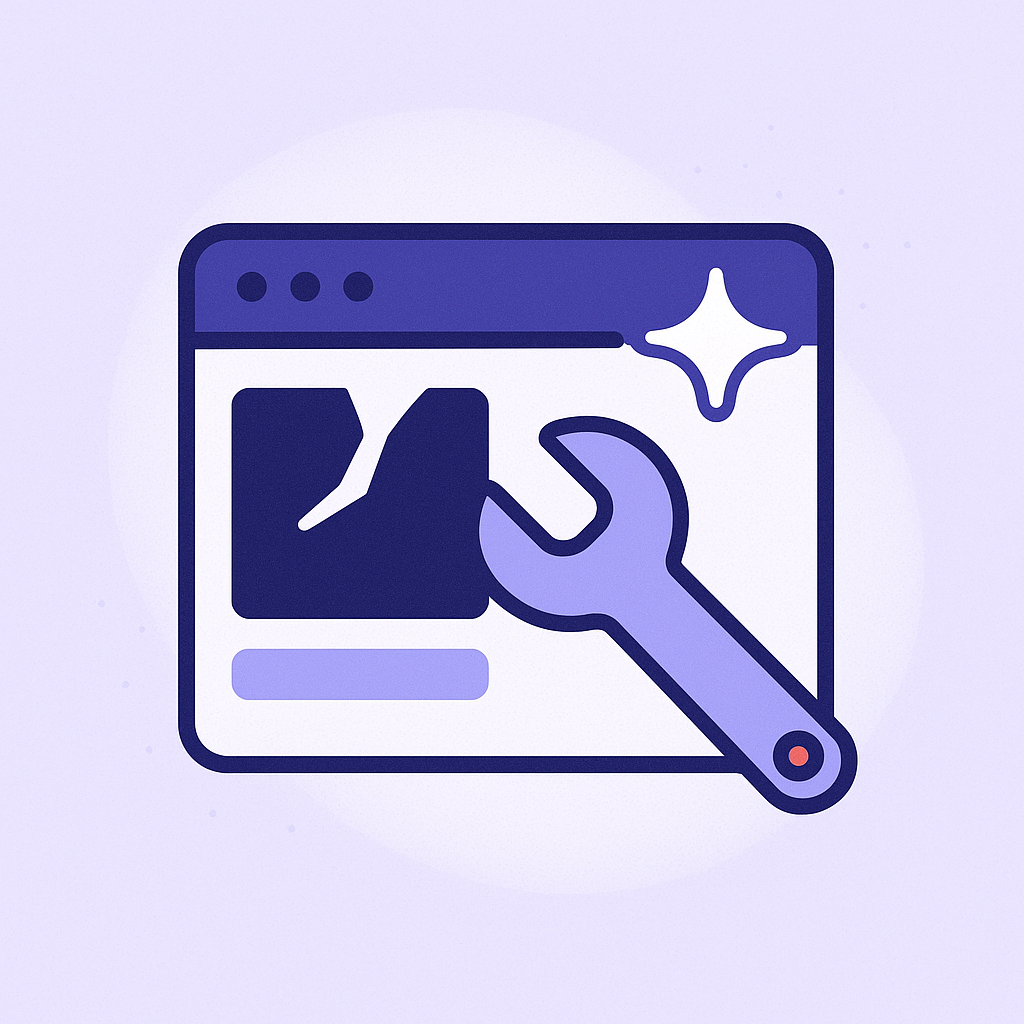 AI website rescue and rebuild
