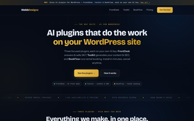 WDZ Store Theme — custom WordPress theme hand-coded by Shahriyar